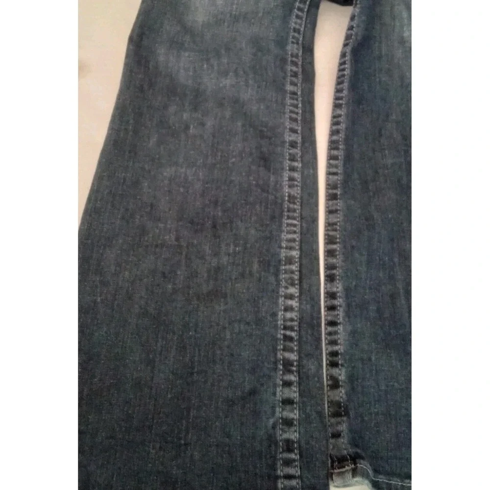 True Religion Jeans Bootcut‎ Dark Wash Embellished Pockets Denim Size?